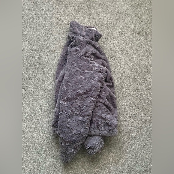 The North Face reversible puffer sherpa coat: Girls Large (Size 14/16); Like New - Picture 5 of 5